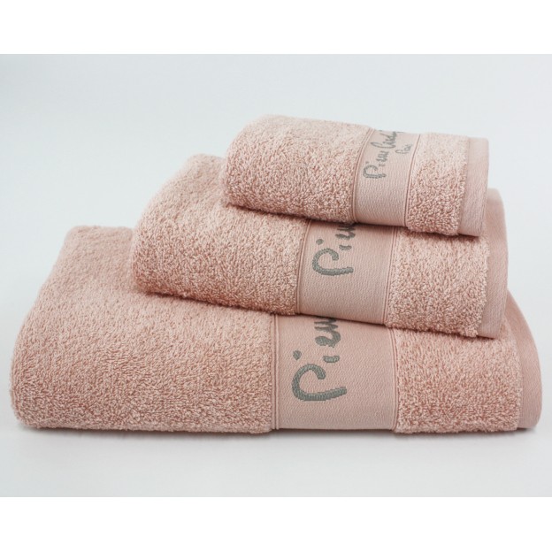 USTIDE Juego de 3 toallas de baño de encaje rosa, juego de toallas de baño  de terciopelo (1 toalla de baño + 2 toallas de mano)
